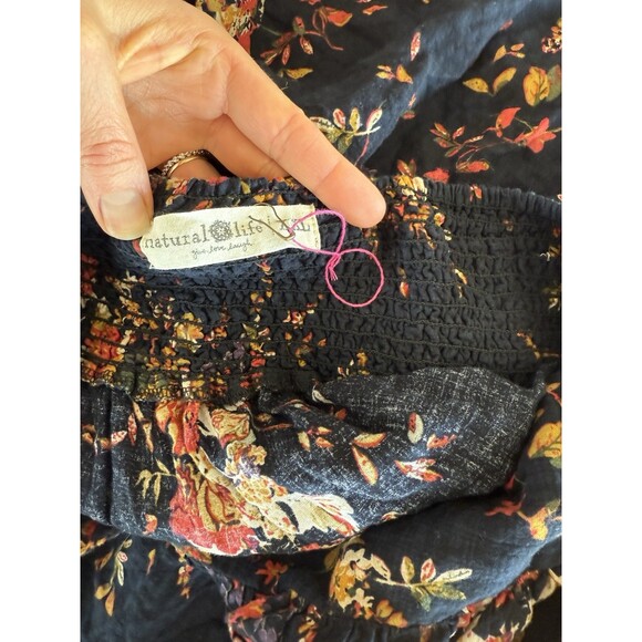 Natural Life Women’s XXL Floral Tier Midi Maxi Skirt Dress boho festival Long - Picture 4 of 5